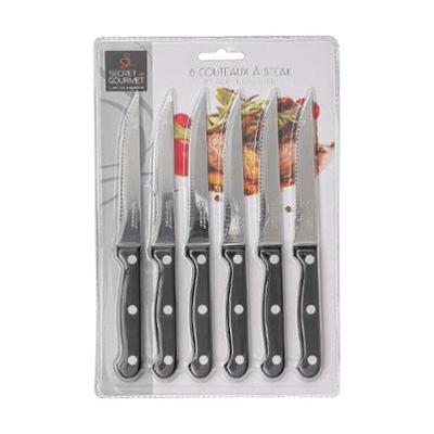 COUTEAUX A STEAK ABS (6PCS)