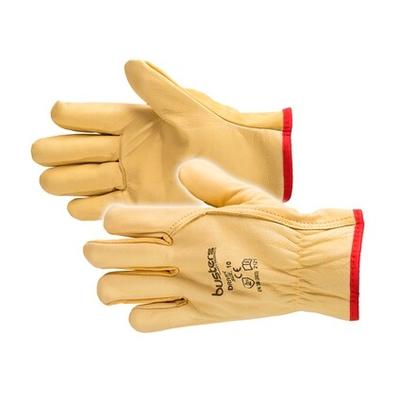 GANT CUIR JAUNE FLEUR T10