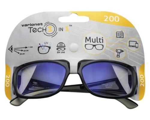 LUNETTE DE PROTECTION TECH3 AVEC CORRECTION DIOPTRIE 200