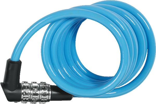 ANTIVOL CABLE 6MM COULEUR A CODE 120CM