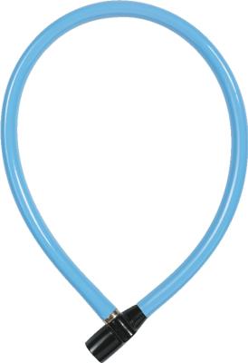 ANTIVOL CABLE 6MM COULEUR A CLE 55CM