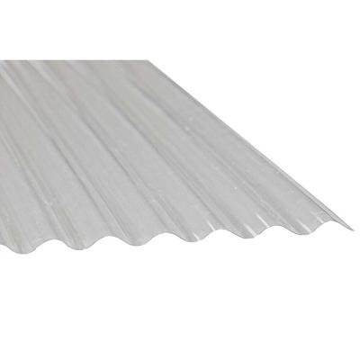 PLAQUE PVC CRISTAL 76/18 1.22M 0.9MM MOYENNE