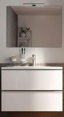 URBAIN ENSEMBLE 80CM BLANC BRIL.