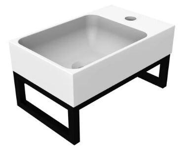 IRON PACK LAVE-MAINS 40CM BLANC