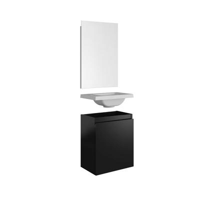 PACK PORTO LAVE-MAINS 40CM NOIR BRILLANT