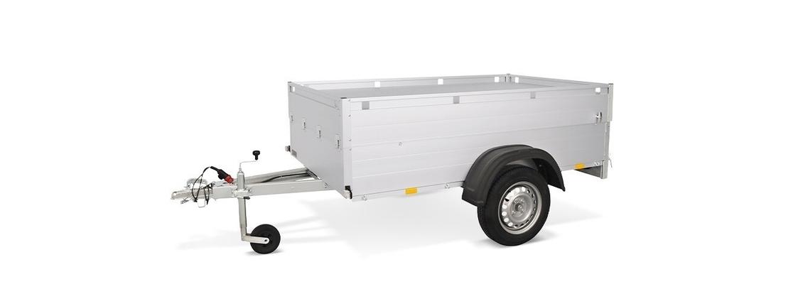 REMORQUE GT500 ALU 1.51X1.01M 1 ESSIEU 500KG