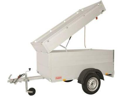 REMORQUE GT500 ALU/CAP. 1.81X1.01X0.83M 1 ESSIEU 500KG