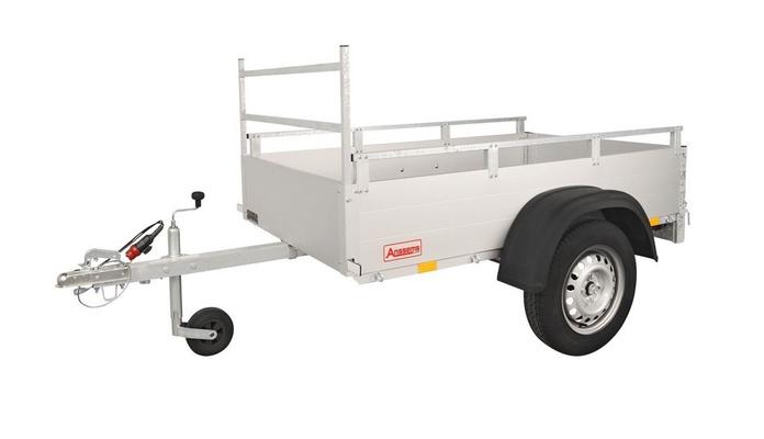 REMORQUE GT750 ALU/RAMB. 2.01X1.01M 1 ESSIEU 750KG