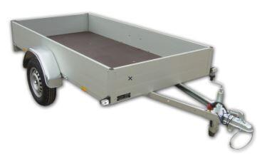 REMORQUE GT750 ALU 2.51X1.26M 1 ESSIEU 750KG