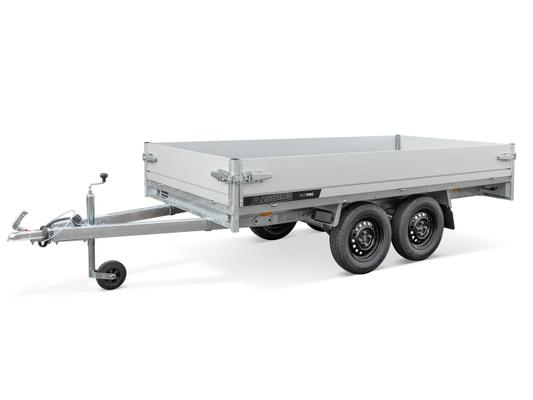 REMORQUE PLATEAU PLTEAU 750 2.50X1.50M 2E 750KG