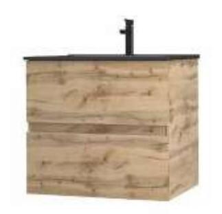 TIMBER BOIS 80CM 2 TIROIRS SUSPENDU