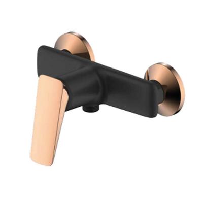 MITIGEUR DOUCHE ITA NOIR MAT/CUIVRE