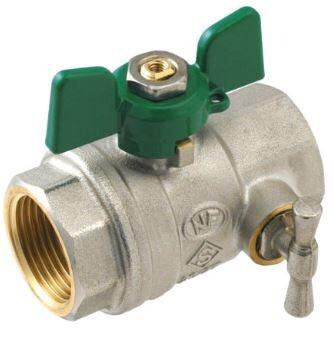 VANNE PAPILLON 1/2 FF +PURGEUR