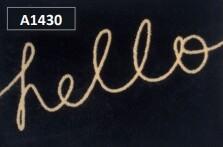 DECOSOFT 50X70 IMPRIME HELLO+CAV