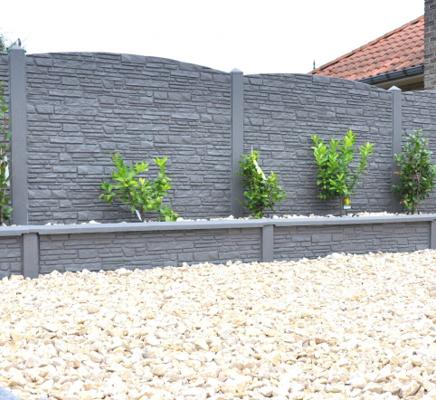 PLAQUE BETON ANTHRACITE RUSTIQUE 200X39,5X3,5CM