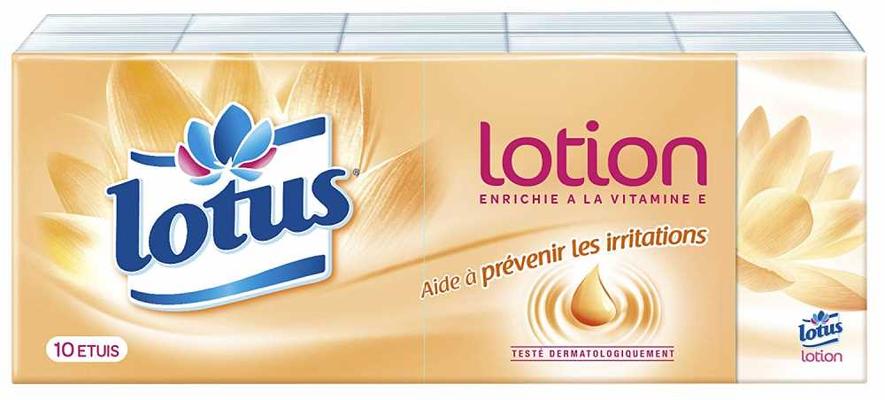 LOTUS LOTION MOUCHOIRS (10PAQ)