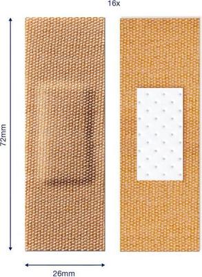 HANSAPLAST 16X STRIPS EXTRA STRONG