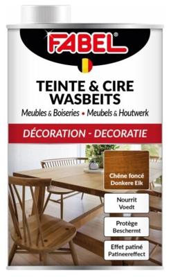 TEINTE ET CIRE CHENE FONCE 500ML