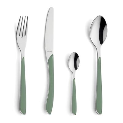 MENAGERE ECLAT MAT COUVERTS VERT CLAIR (SET24)