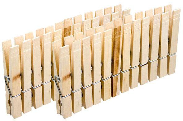 PINCE A LINGE BOIS L8,5CM (24PCS)
