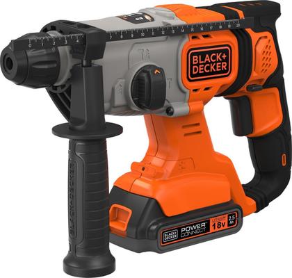 B&D MARTEAU PERFORATEUR SDS+ 18V 2X2.5AH