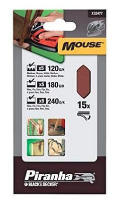 B&D DOIGTS PONCAGE G120-180-240 (15PC)