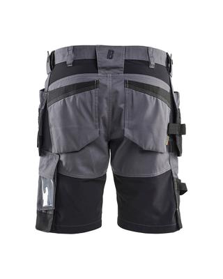 BERMUDA STRETCH 2D AVEC POCHES BATTANTES GRIS 46