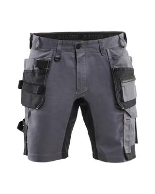 BERMUDA STRETCH 2D AVEC POCHES BATTANTES GRIS 46