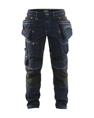 PANTALON X1900 ARTISAN STRETCH MARINE/NOIR 44