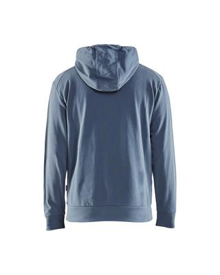 SWEAT A CAPUCHE IMPRIME 3D BLEU PAON XL