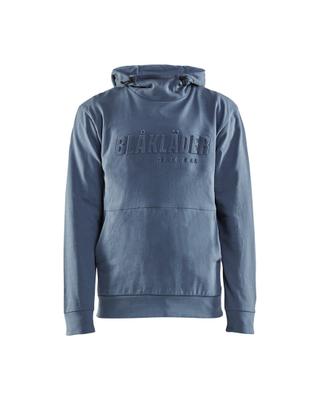 SWEAT A CAPUCHE IMPRIME 3D BLEU PAON XL