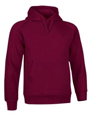 SWEAT CAPUCHE GRENAT EN TAILLE S