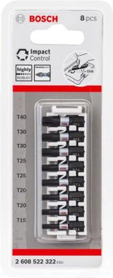 BOSCH PACK EMBOUTS IMPACT CONTROL (8PCES)