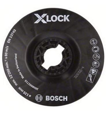 BOSCH X-LOCK SUPPORT POUR DISQUES A FIBRES 125MM MEDIUM