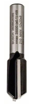 BOSCH FRAISE RAINURE DROIT 2-FL 12X20MM 8MM