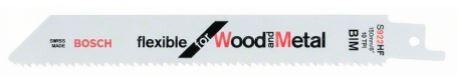 BOSCH LAME SCIE SABRE BIM BOIS METAL 150MM S922HF (2 PCS)