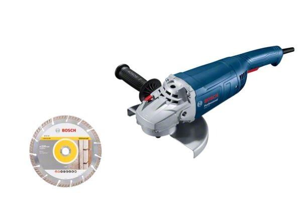 BOSCH MEULEUSE GWS 20-230P + DISQUE DIAMANT