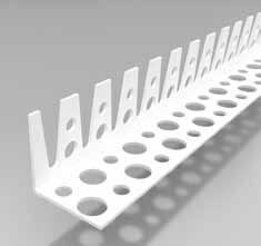 CORNIERES PVC CEINTREE POUR PLAQUES DE PLATRE