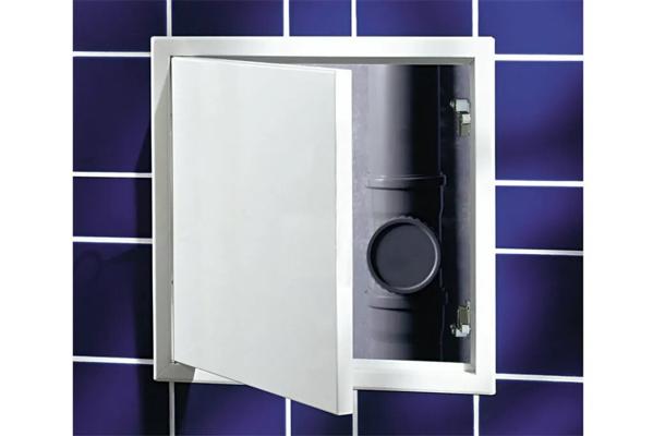 TRAPPE DE VISITE METAL BLANC 20X20