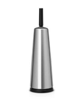 BROSSE TOILETTE + SUPPORT MATT STEEL