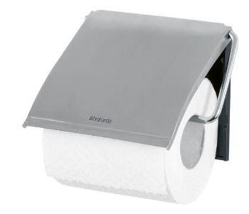 PORTE ROULEAUX PAPIER TOILETTE MATT STEEL