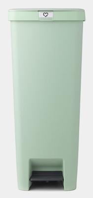 POUBELLE A PEDALES STEPUP 40L VERT PASTEL