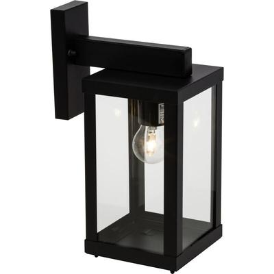 GAIA APPLIQUE EXT DESCENDANT METAL VERRE NOIR E27