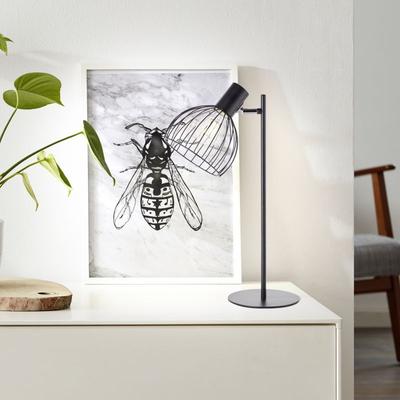 BLACKY LAMPE DE TABLE E27 MAX 1X25W NOIR MAT