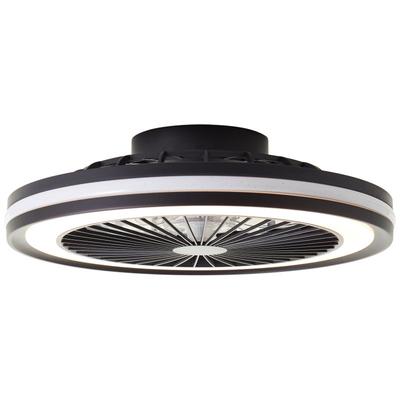 PALMERO PLAFONNIER VENTILATEUR 40W 5000LM NOIR
