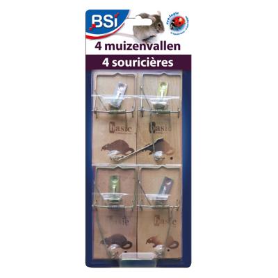 SOURICIERE BOIS (4PCS)