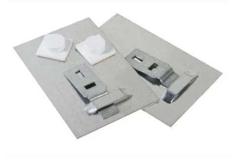 PLAQUES DE FIXAT.ADHESIVES 12X8CM (2PCS)