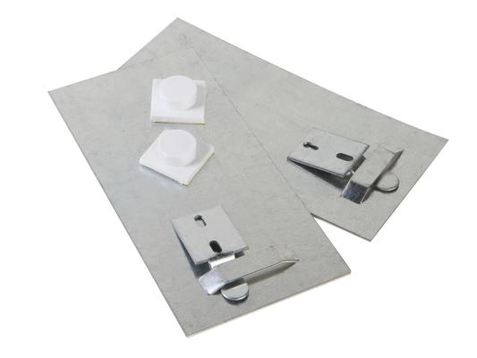 PLAQUES DE FIXAT.ADH.MET 16X8CM(2PCS)