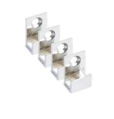 FIXATION DE MIROIR ALU(4PCS)