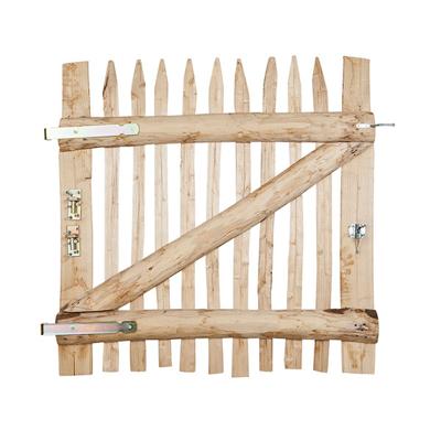 PORTE EN CHATAIGNIER ECORCE 100 X 120 CM